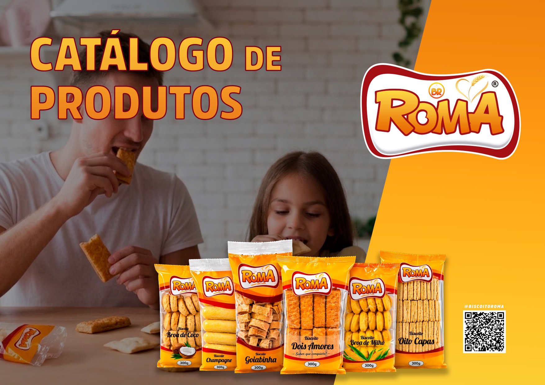 Catálogo de produtos Biscoitos Roma