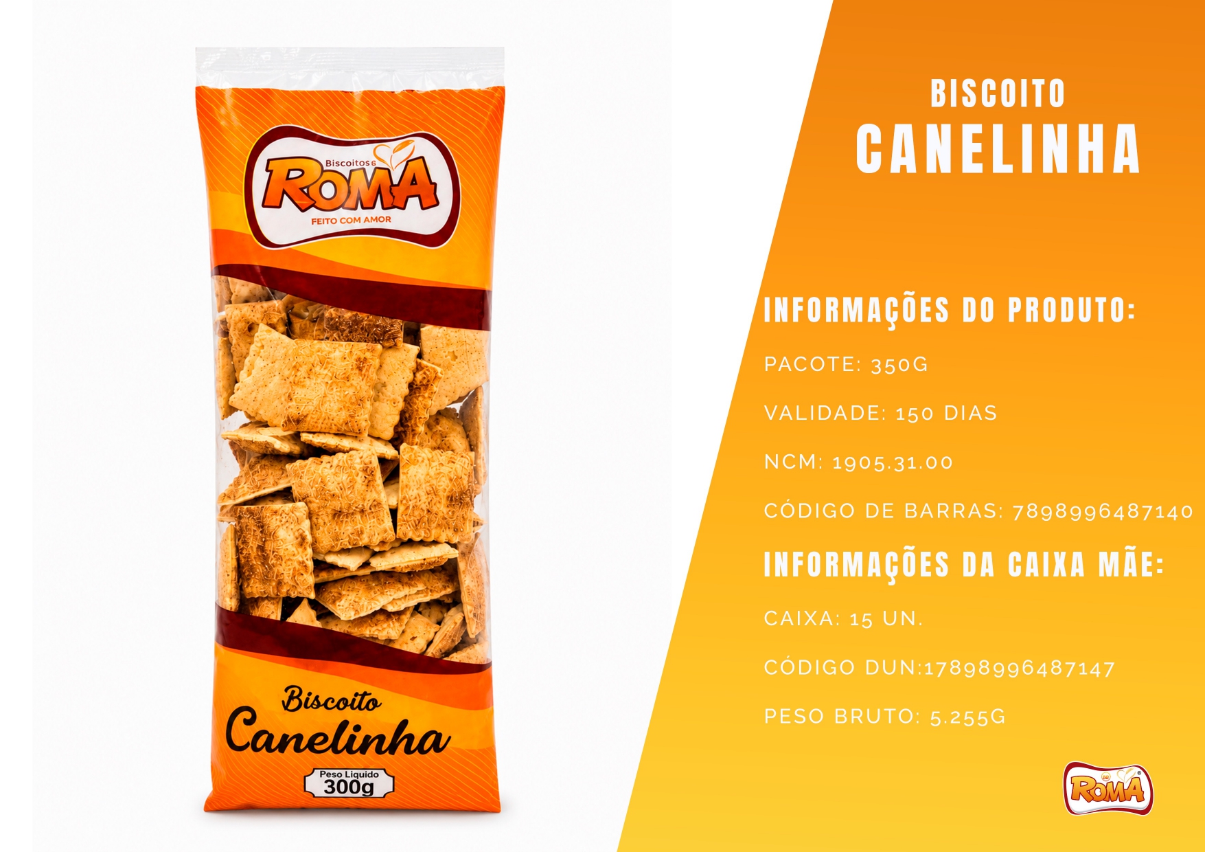 Biscoito Canelinha