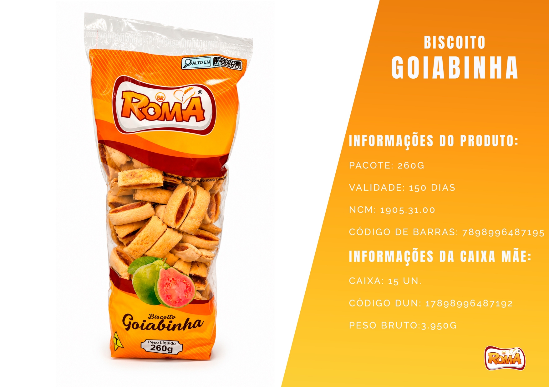 Biscoito Goiabinha